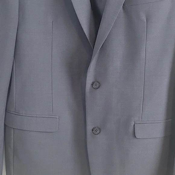 BAR III Slim fit Wool Blend Sport Coat Suit Jacket Men's 44L in blue